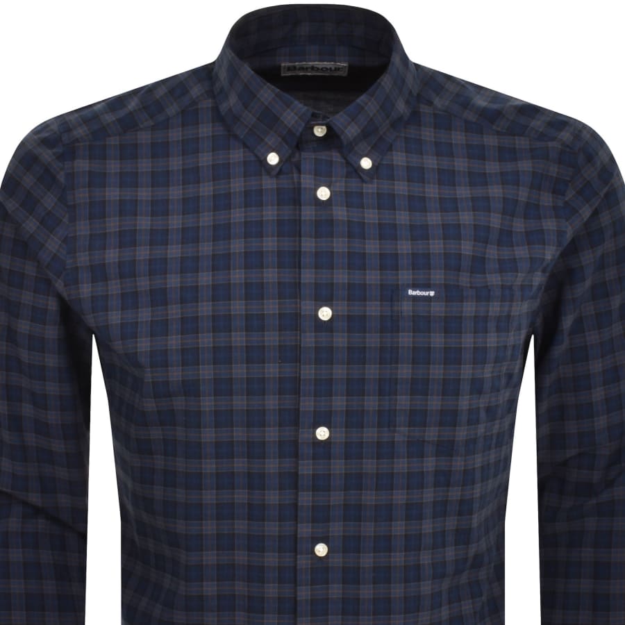 Barbour Lomond Tailored Tartan Shirt Navy